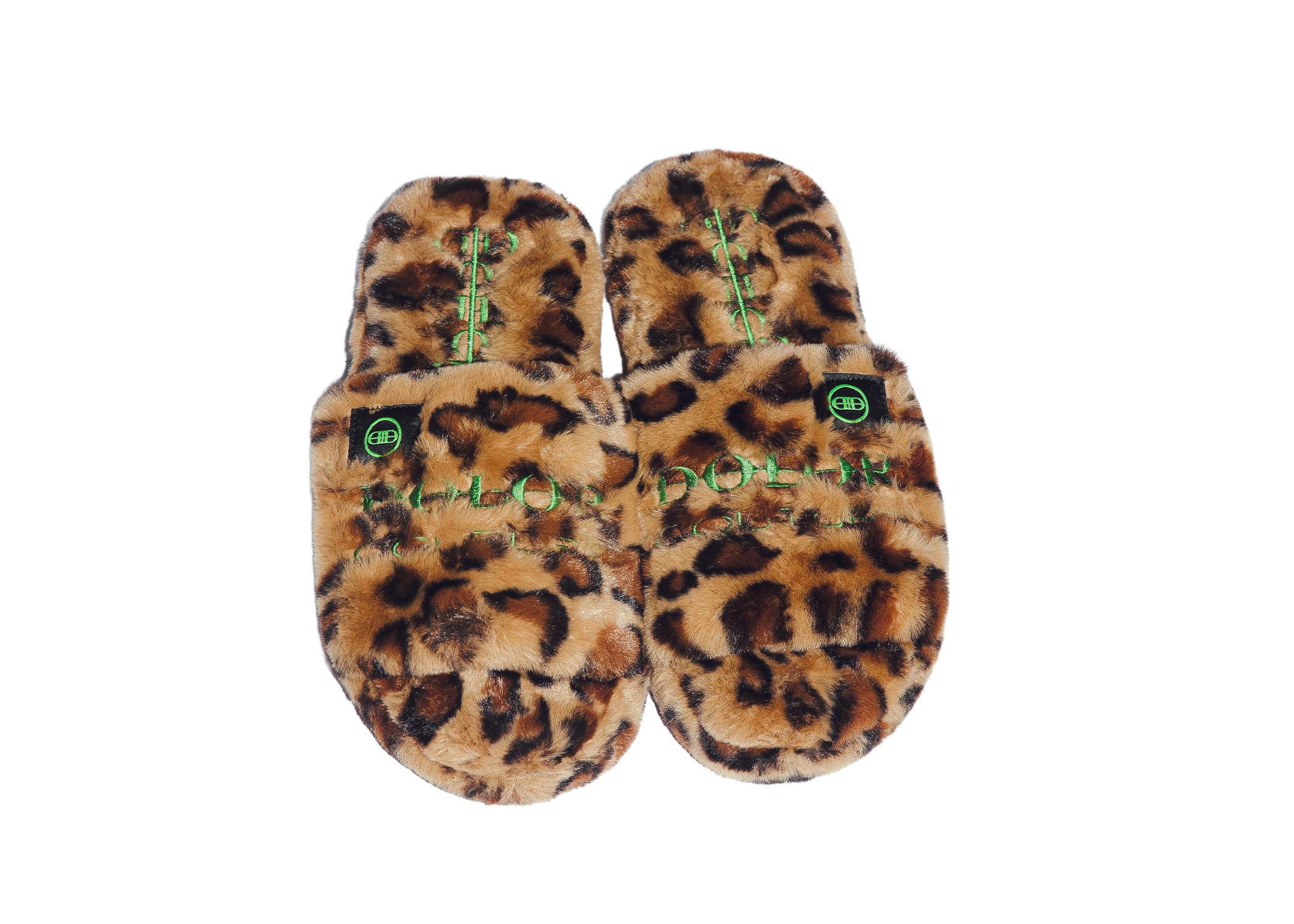 Furry Sandal in Lepoard