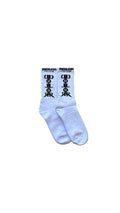 White/Black Dolor Holy Socks
