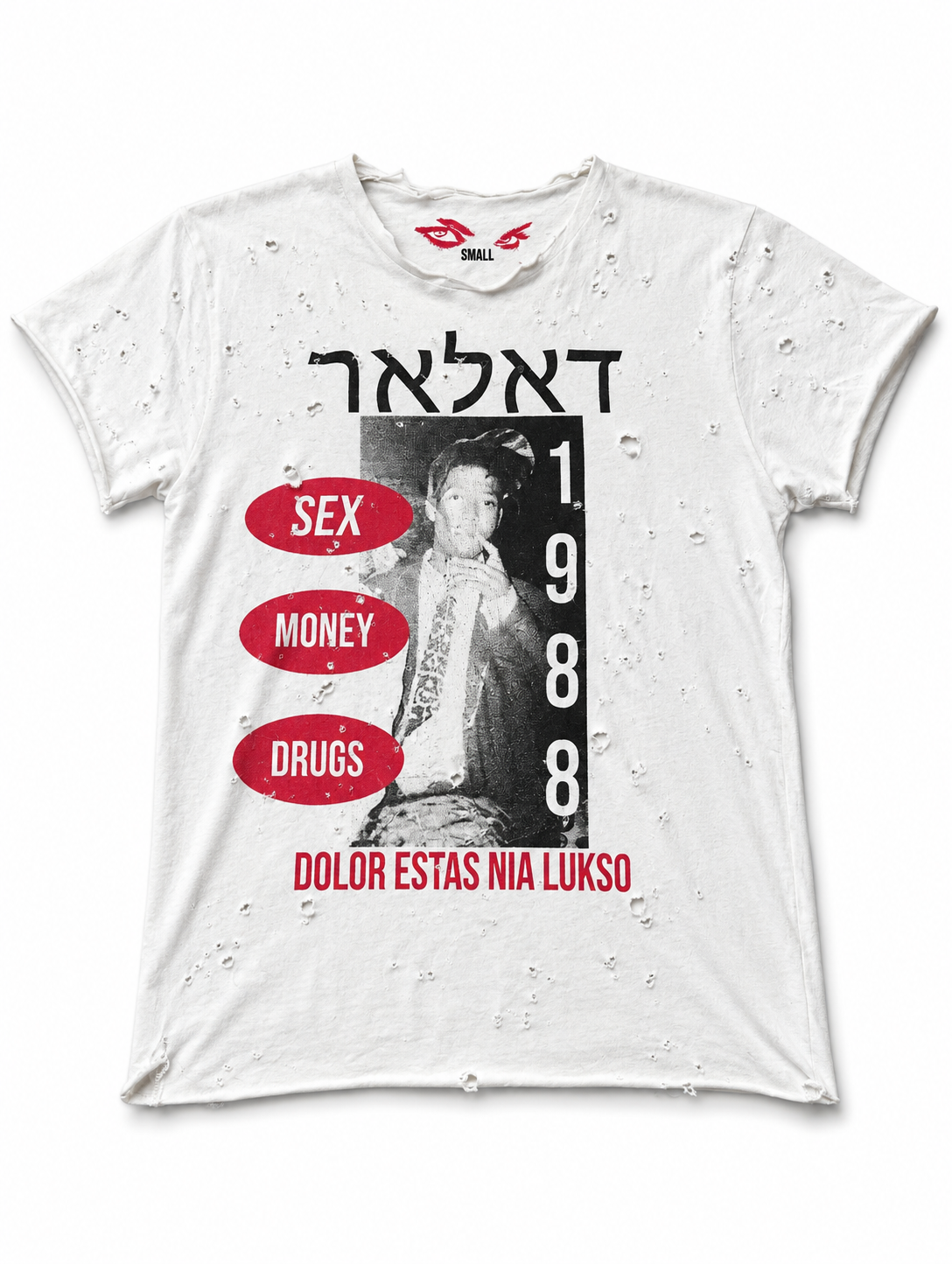 DOLOR “VICES” DISTRESSED TEE