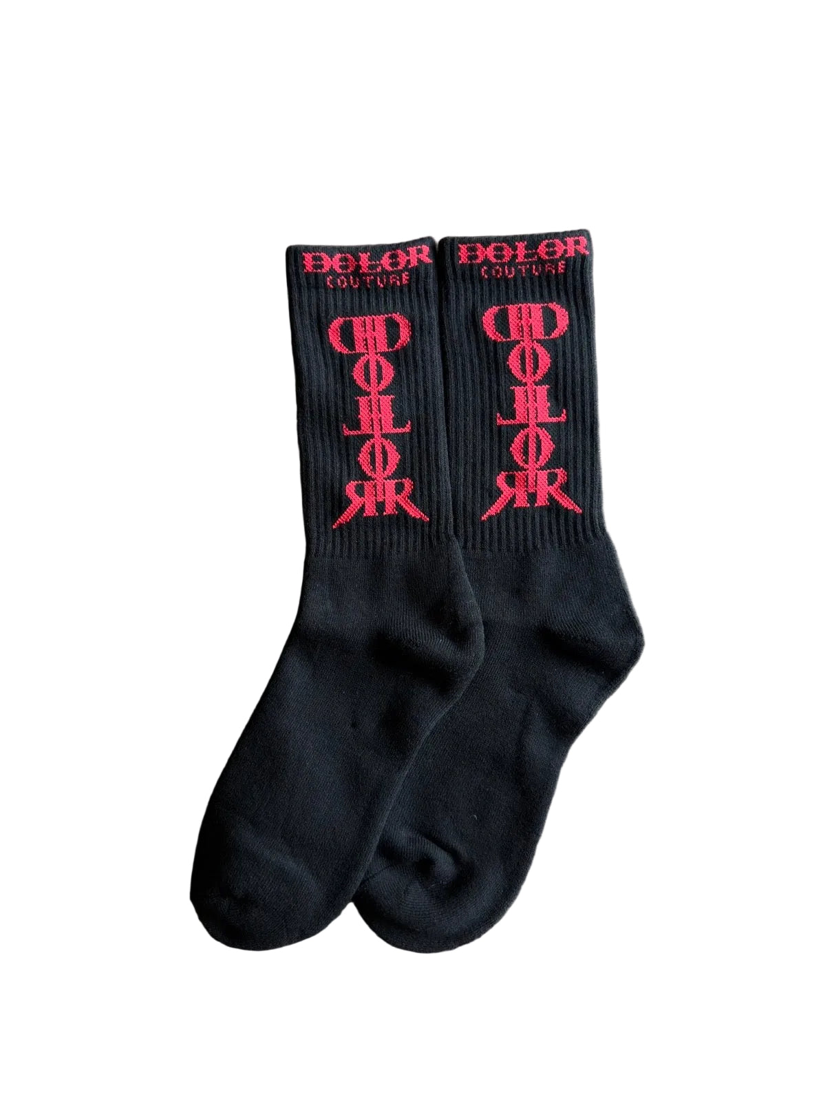 Black/Red Dolor Holy Socks