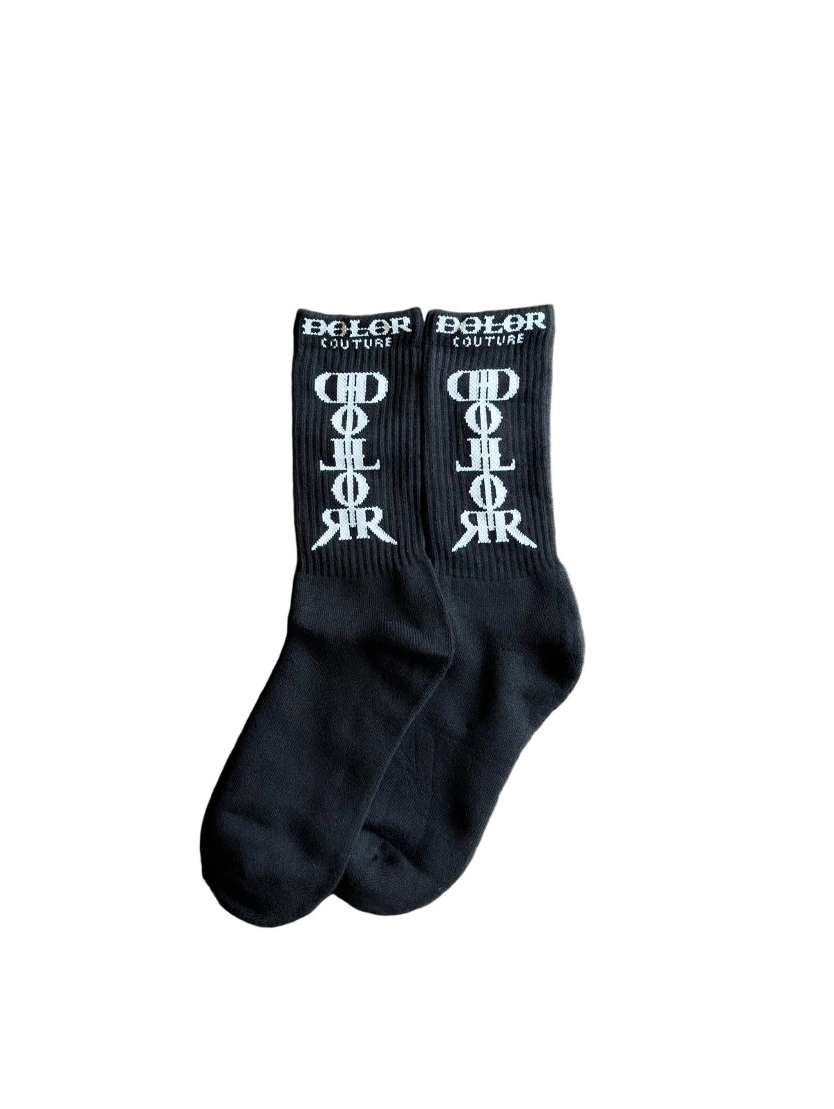 Black/White Dolor Holy Socks
