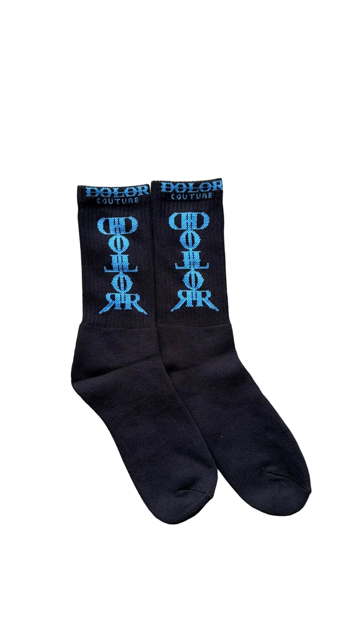 Black/Blue Dolor Holy Socks