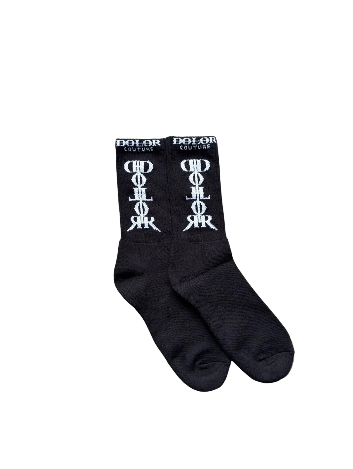 Black/White Dolor Holy Socks