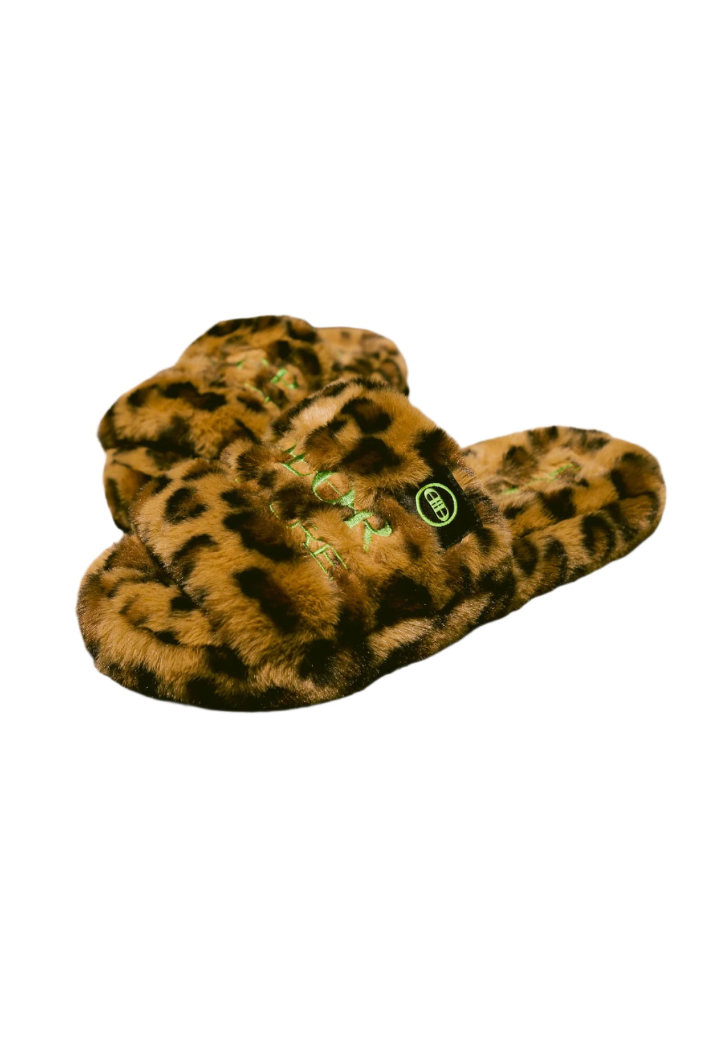 Leopard print slipper 